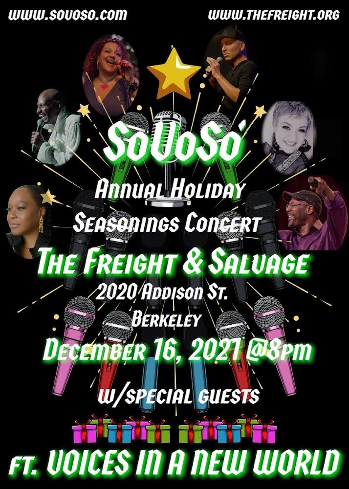 SoVoSo at the Freight Holiday Concert Poster